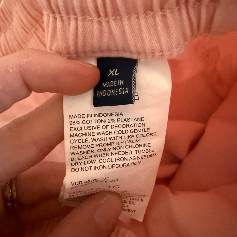 Nautica Light Pink Elastic Shorts XL - Picture 4 of 6